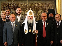Святейший Патриарх Кирилл возглавил заседание Попечительского совета Фонда поддержки строительства храма вмц. Екатерины в Риме